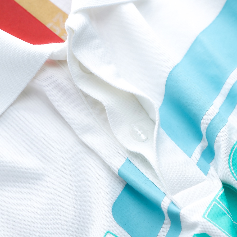 Áo thun nam có cổ, polo logo GREEN HEBOZ chất vải cotton 4 chiều in hình cao cấp - WHITE - 00001206
