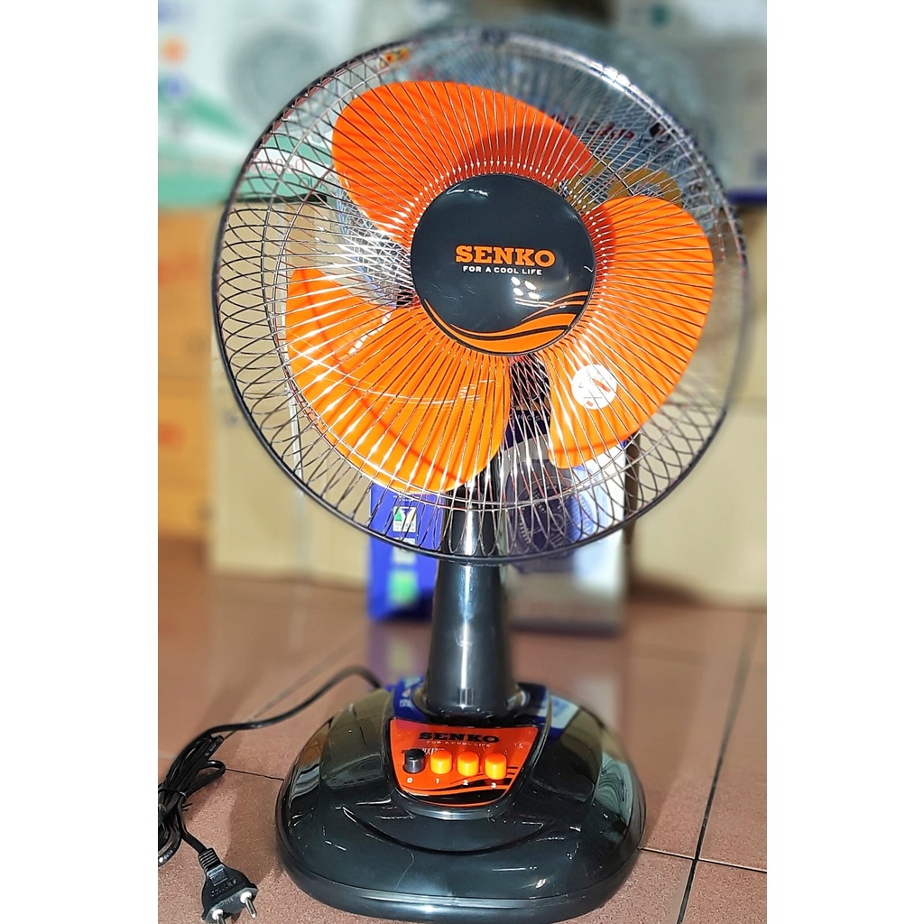 Quạt bàn Senko BX1212 công suất 40W, sải cánh 29cm, 3 tốc gió - Hàng chính hãng - Bảo hành 24 tháng