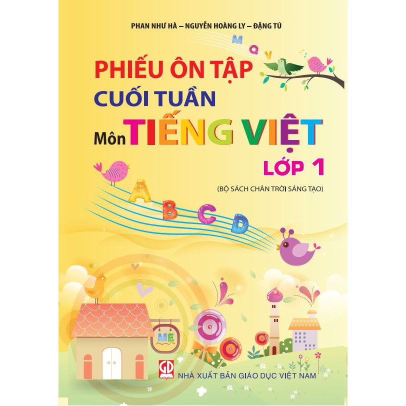 Sách - Phiếu ôn tập cuối tuần môn Tiếng Việt lớp 1 (Thuộc bộ sách Chân trời sáng tạo)