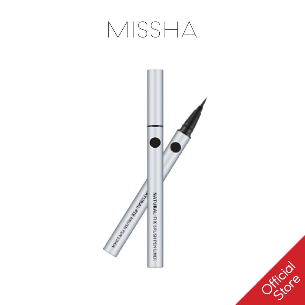 Bút Kẻ Mắt Nước Missha Natural Fix Brush Pen Liner
