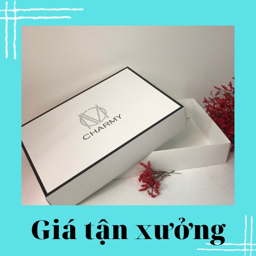 in hộp giấy đựng quần áo (theo yêu cầu in từ 200 hộp)