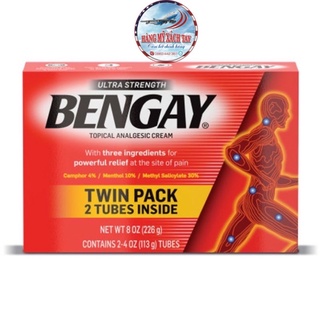 [ Hàng Mỹ ] Kem xoa bóp  BENGAY  giảm đauGiảm các cơn đ.au nhức nhẹ của cơ bắp Đau lưng nhẹ -Viêm khớp -Căng cơ