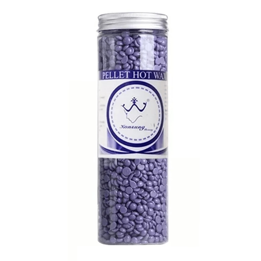 Sáp wax tẩy lông trái cây Pellet Hot Wax 400g dạng viên siêu hot