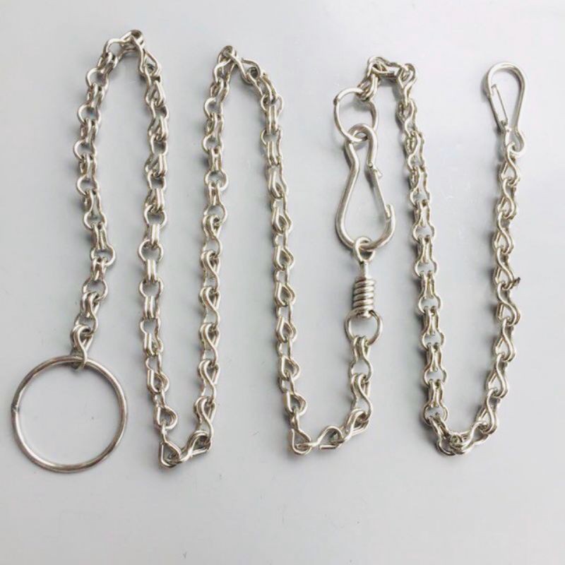 Xích Inox Chó Mèo Cao Cấp Không Rỉ dài 1m2- đảm bảo an toàn cho pét nhà - NaHi Shop
