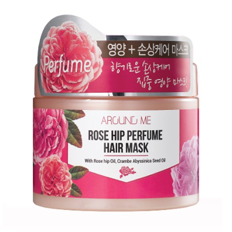 Hấp ủ tóc tinh chất hoa hồng và tinh chất Argan Around Me Perfume Hàn Quốc 300g