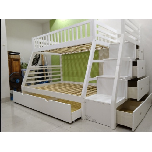 Giường Tầng chất lượng Juno Sofa JN19922 Tầng trên 1m, Tầng dưới 1m4, Dạt giường tấm chắc chắn