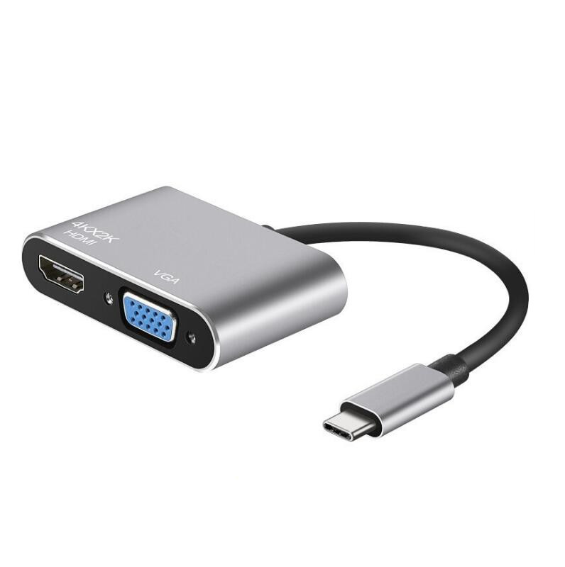 Bộ ChuyểN ĐổI HUB USB 3.1 Sang HDMI 4K VGA 1080P 4K 1080P Cho Laptop / MacBook / TV