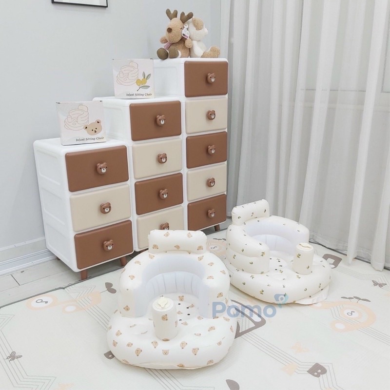 Tủ quần áo Brown và Thỏ Cony cho trẻ 3-4-5 tầng siêu xinh