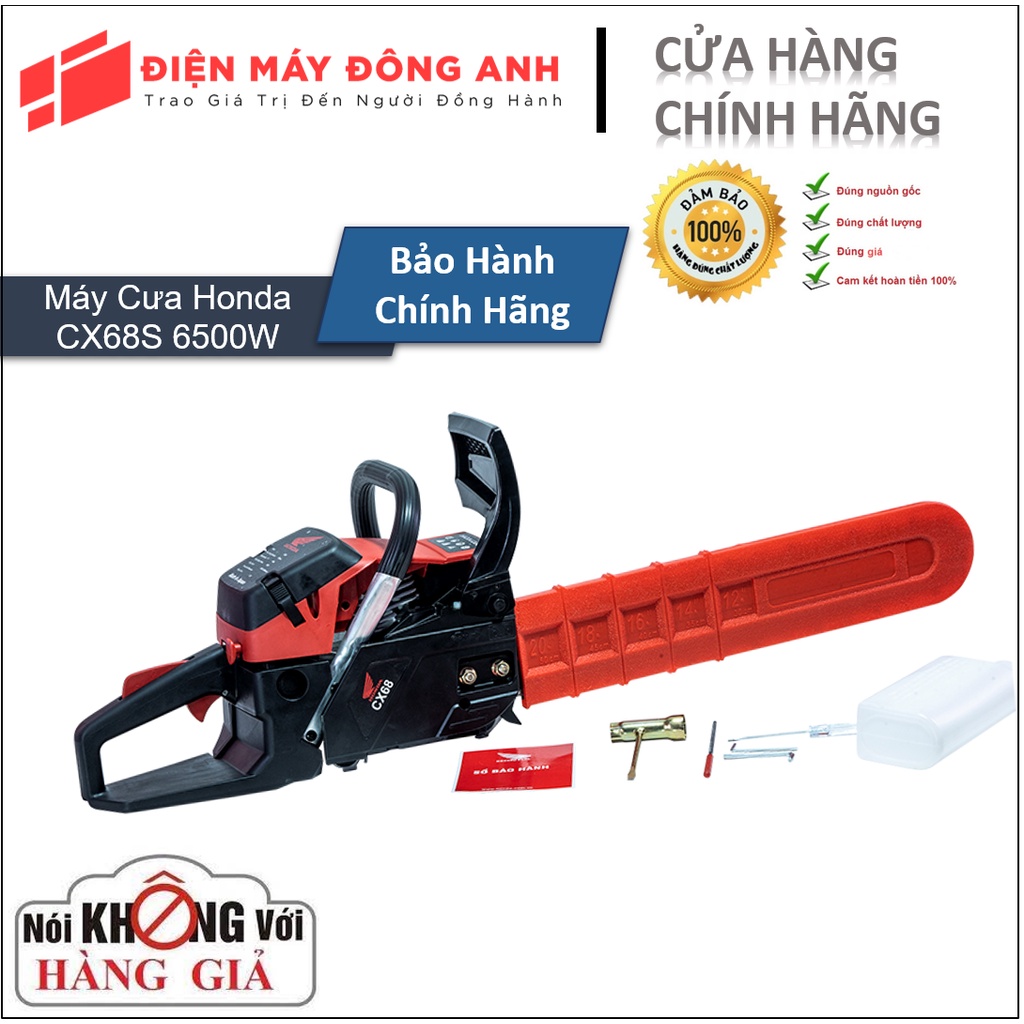 Máy Cưa - Máy cưa Xích Chạy Xăng HONDA CX68 | Máy Cưa Gỗ Chạy Xăng Lam Dài 55CM |