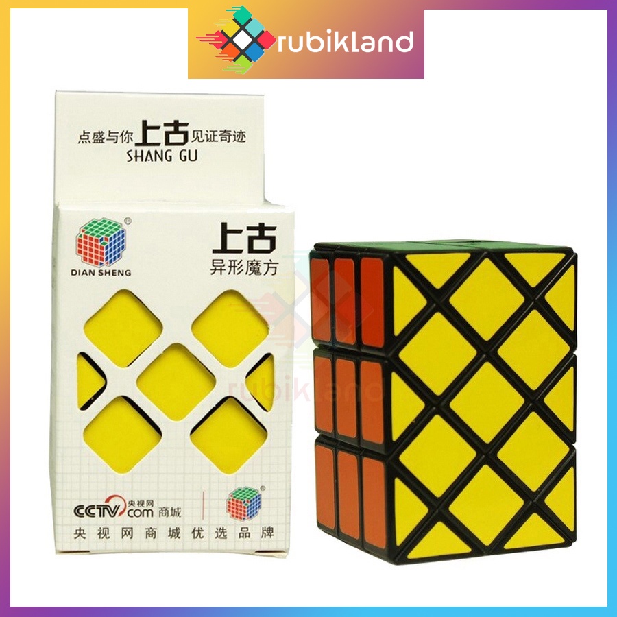 Rubik Biến Thể DianSheng ShangGu Ancient Irregular Double Fish Rubic 3x3 Đồ Chơi Trí Tuệ Trẻ Em