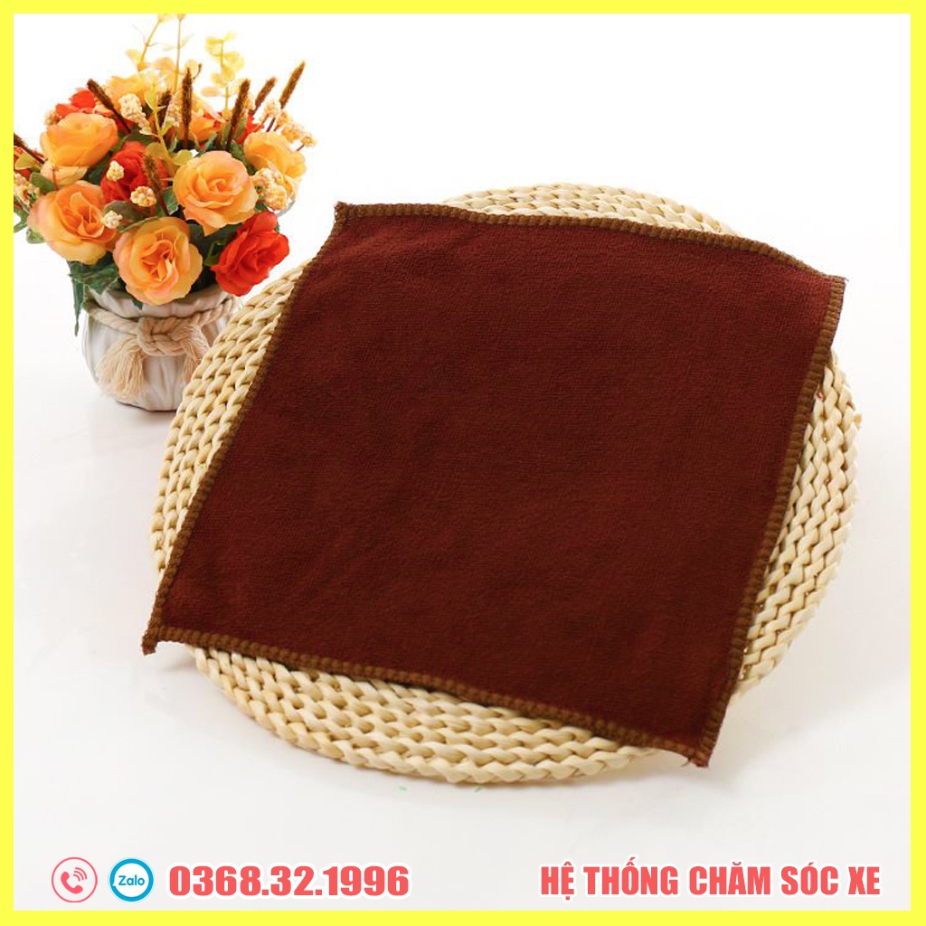 Khăn lau đa năng Vải Microfiber lau đồ dùng, dụng cụ lau xe ô tô, xe máy