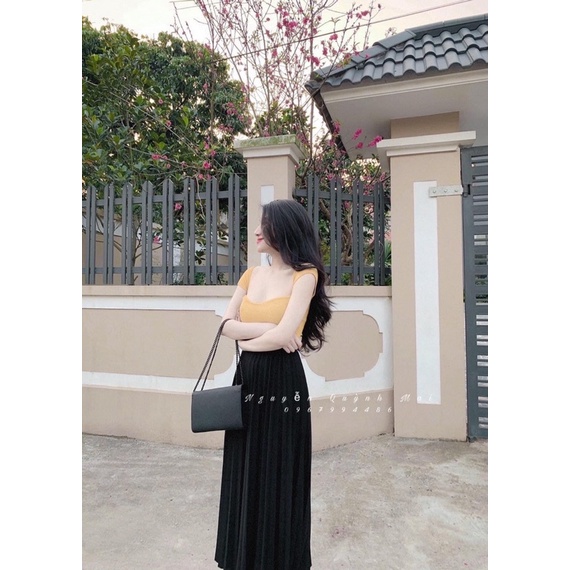 ANU436 - ÁO THUN TĂM CỘC TAY CÚP NGỰC