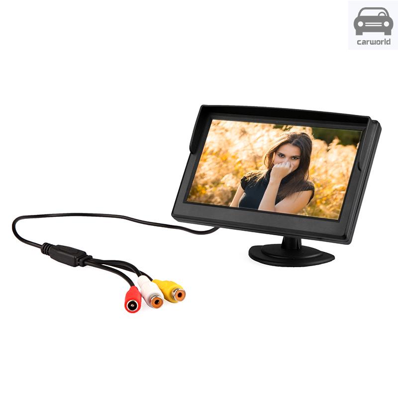 Camera Chiếu Hậu 5 "Tft Lcd Dvd Vcr Cho Xe Hơi