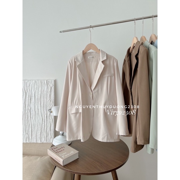 [HÀNG SẴN]ÁO BLAZER 1 LỚP CÓ CẦU VAI style ULZZANG THANH LỊCH