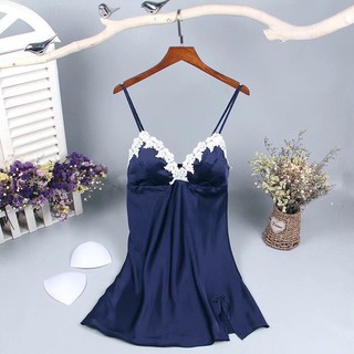 Váy lụa quyến rũ, lụa satin mềm mịn, thoáng mát