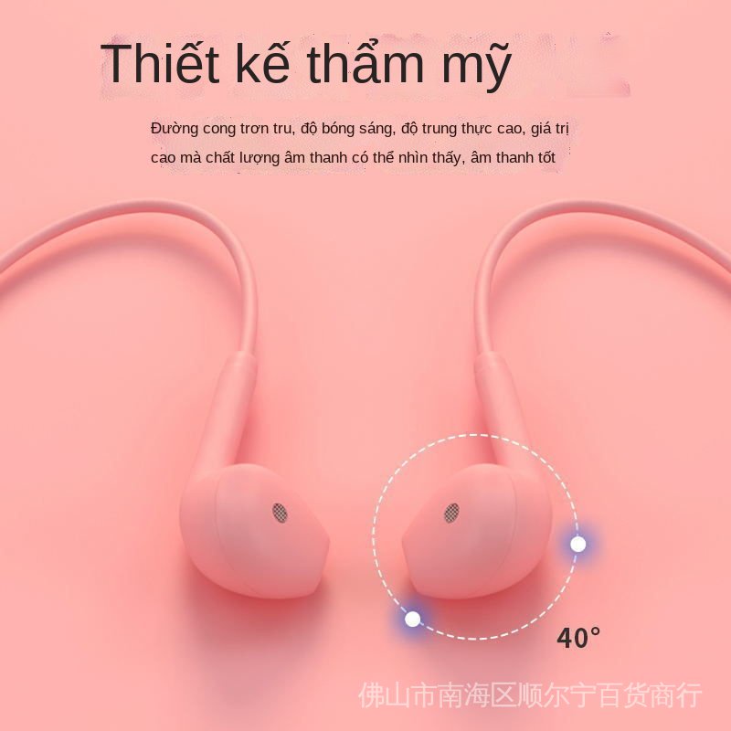 Tai Nghe Nhét Tai Jack 3.5 Âm Thanh Siêu Trầm Có Nút Điều Khiển Tiện Dụng