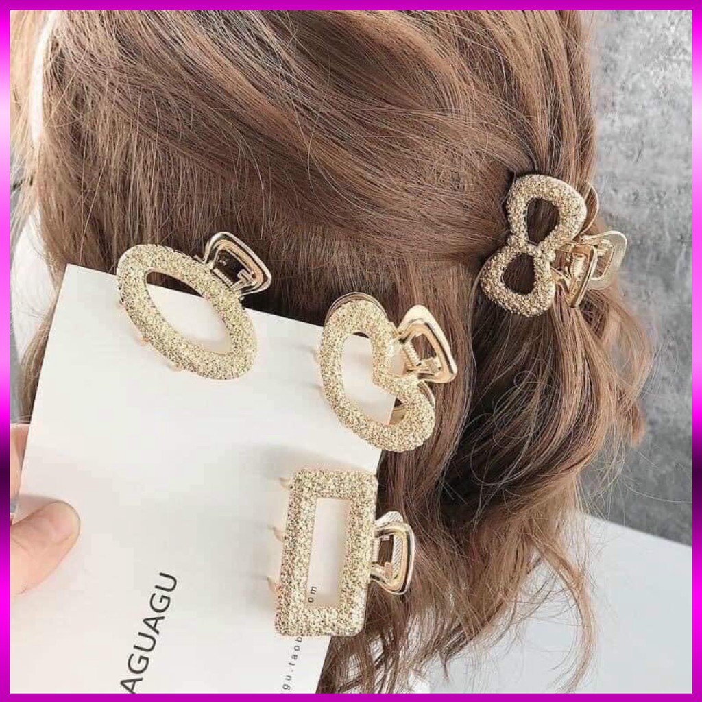 Set 5 kẹp tóc vàng hot hit