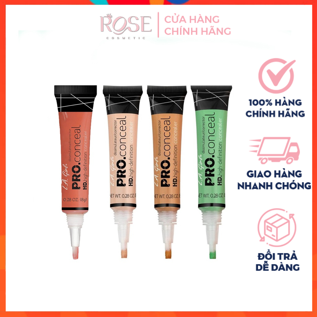 ⚡ La Girl Pro Conceal CKĐ Hoàn Hảo Che Quầng Thâm Mụn Đỏ Dễ Tán Ckđ Siêu Tốt 8G