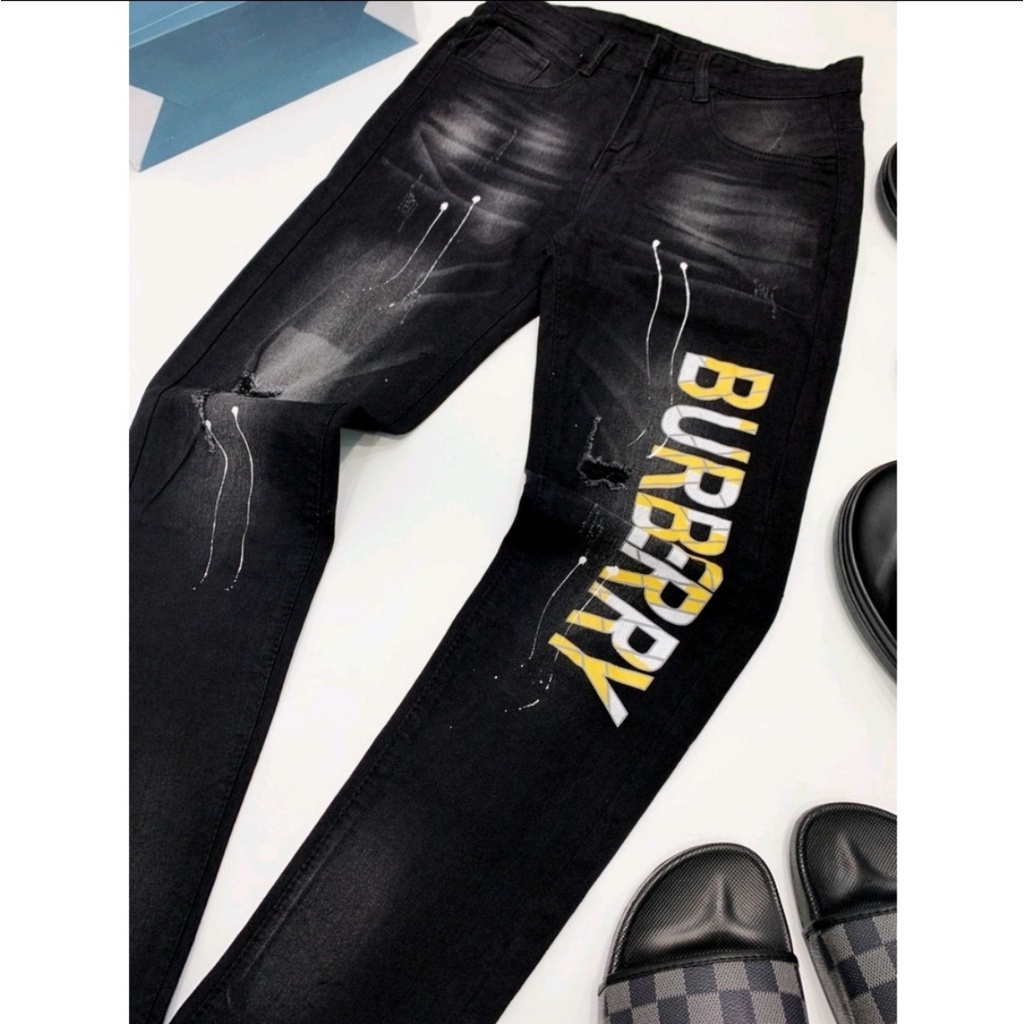 Quần Jean Nam Xanh Trắng  Đơn Giản Lịch Sự | BigBuy360 - bigbuy360.vn