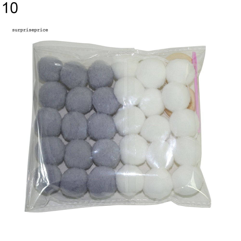 Trái bóng lông pom pom trang trí tiệc sinh nhật