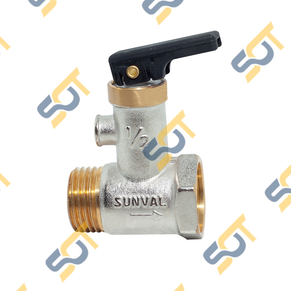 [BÌNH NÓNG LẠNH] Van giảm áp 1 chiều điều áp nguồn nước kết nối ren ngoài &amp; ren trong G 1/2 (21) - Đồng thau mạ niken
