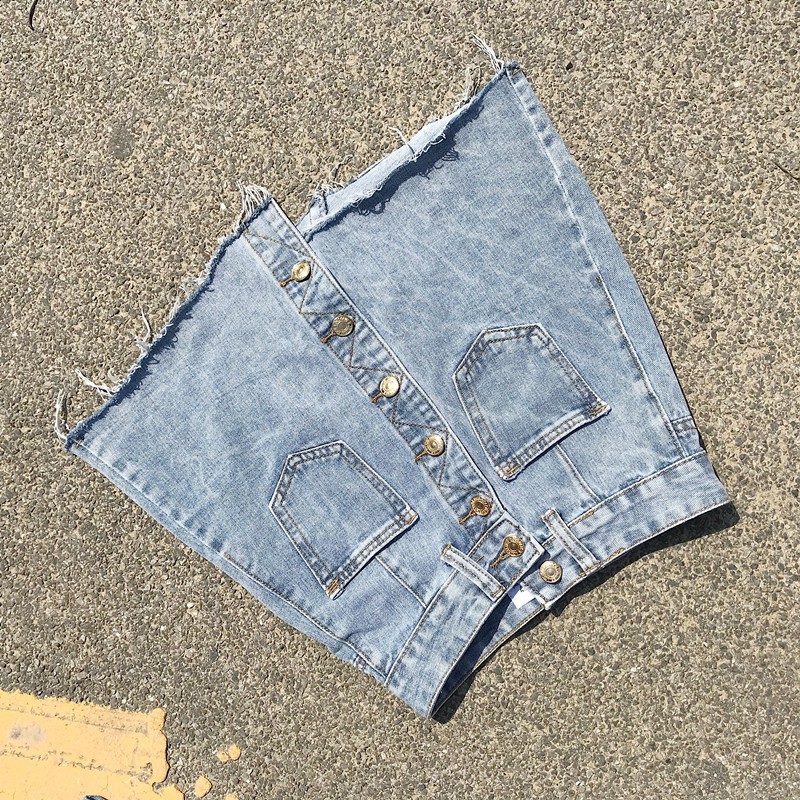[Order 7-10 ngày] Chân váy jeans cúc lệch (Kèm ảnh thật) | BigBuy360 - bigbuy360.vn
