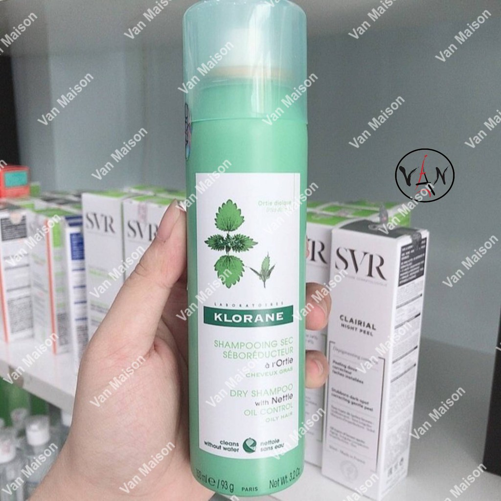 Dầu gội khô Klorane Dry Shampoo 150ml dành cho mọi loai tóc