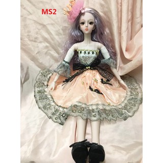 Búp bê bjd 60cm mắt 3d gắn lông mi thật