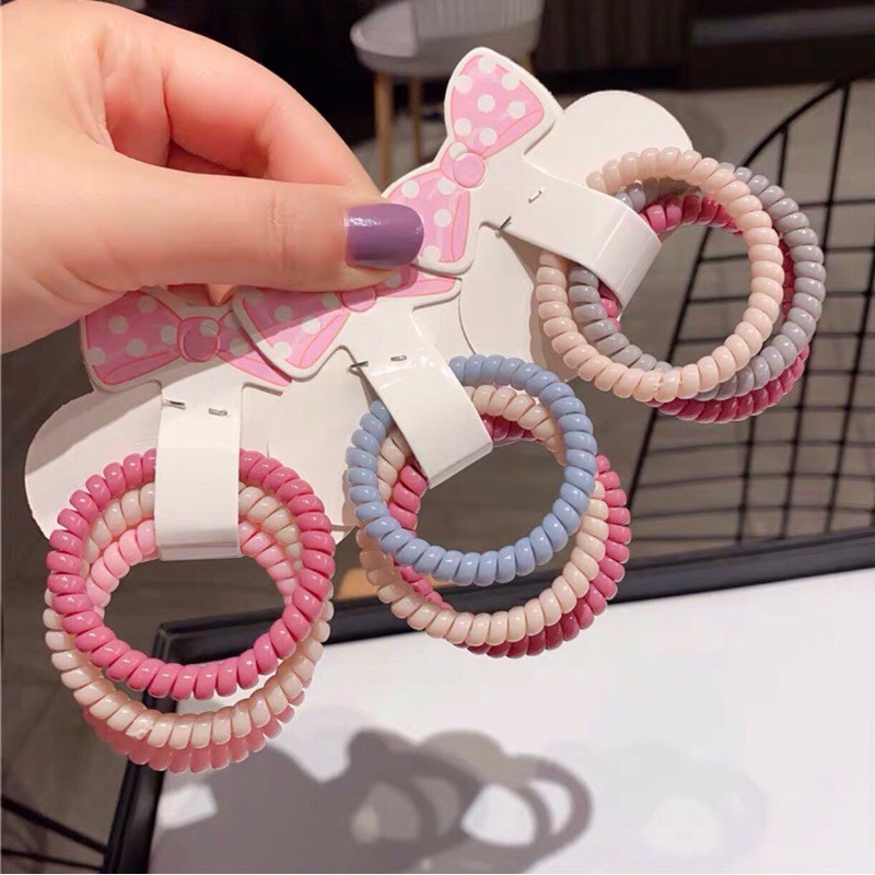 sét 3 cột lò xo màu paster cực xinh