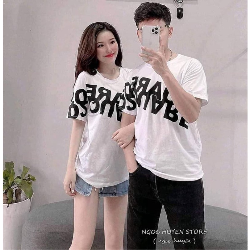 áo phông chữ ngang hót hít