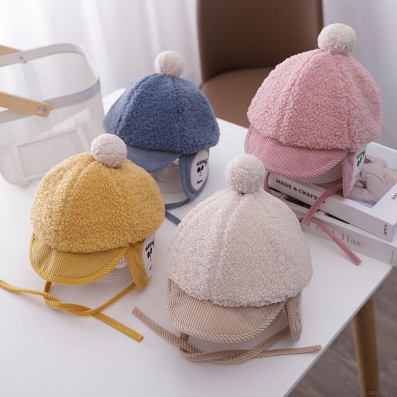 Mũ Giữ Ấm Tai Thời Trang Mùa Đông Xinh Xắn Dành Cho Bé