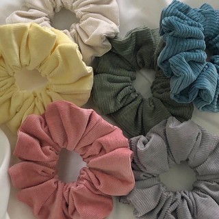 Scrunchies dây cột tóc nhung corduroy 🌟 | ssiu.room