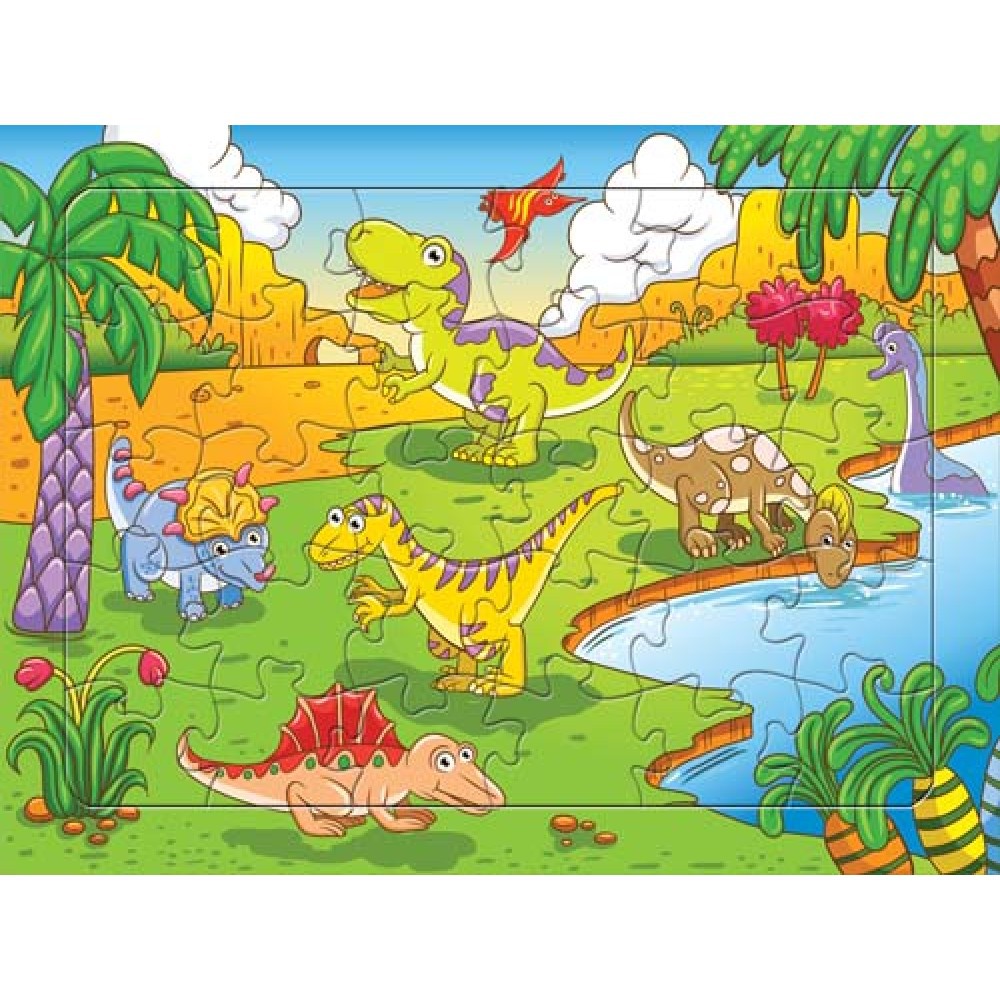 Tranh xếp hình phát triển trí tuệ cho bé Tia Sáng Jigsaw Puzzle 30 mảnh - NGHỈ NGƠI - MSP: 030-109