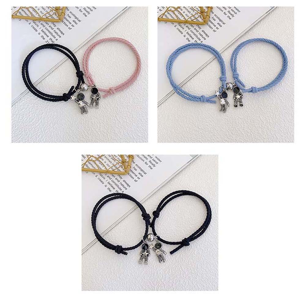 Vòng Tay Mặt Hình Phi Hành Gia Đơn Giản Phong Cách Hàn Quốc