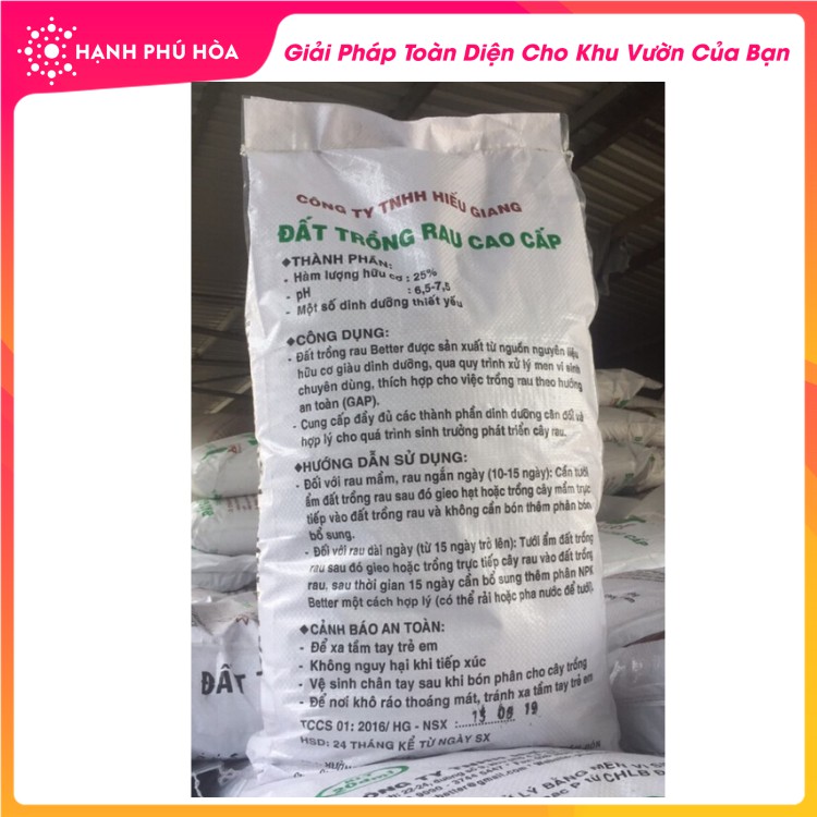 Đất Sạch Trồng Rau Cao Cấp Better 20dm3 (10Kg) - Giàu Dinh Dưỡng, An Toàn ,Tiện Lợi Khi Sử Dụng, Không Cần Phải Bón Phân