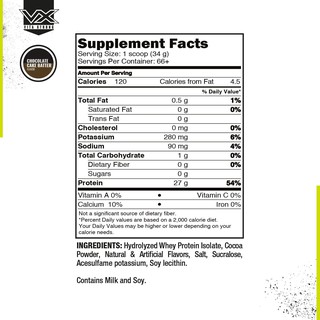 Sữa tăng cơ - Whey Protein - Whey Hydrolyzed VX Iso Pro 5lbs