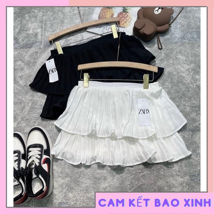 CHÂN VÁY XẾP LY HAI TẦNG QUẢNG CHÂU ẢNH THẬT V5 [Hàng Siêu Cấp] | BigBuy360 - bigbuy360.vn