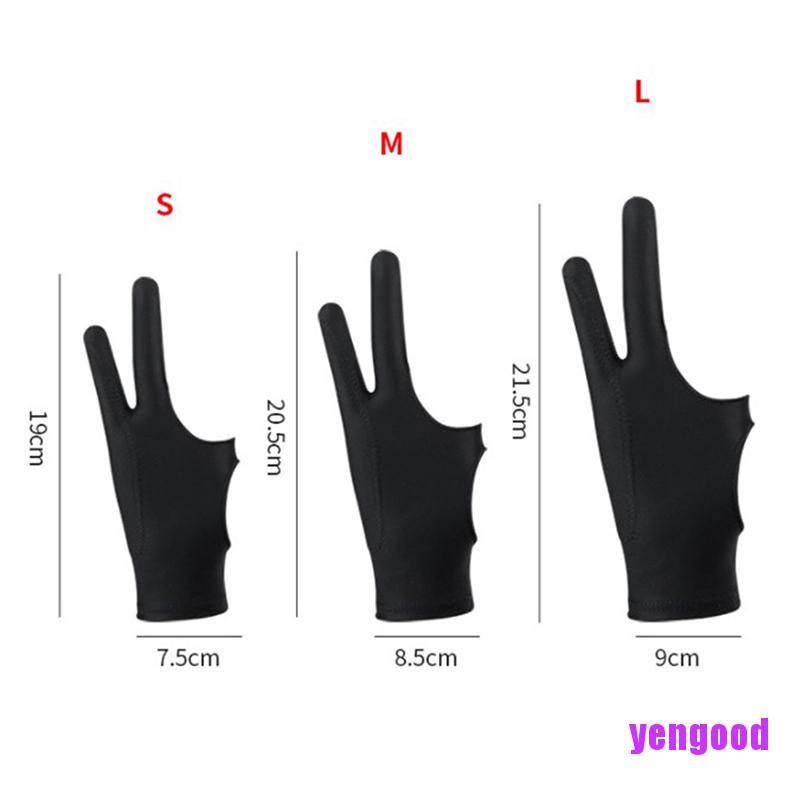 1 Găng Tay Đeo 2 Ngón Tay Màu Đen Chống Bẩn