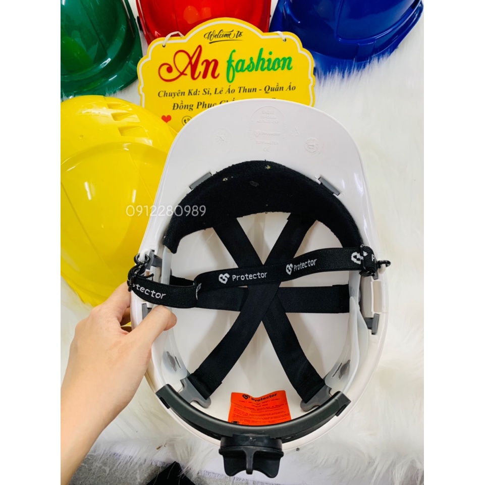 Nón kỹ sư Protector nhập khẩu Úc, Nón bảo hộ công trình cao cấp an toàn _ Hình chụp thật