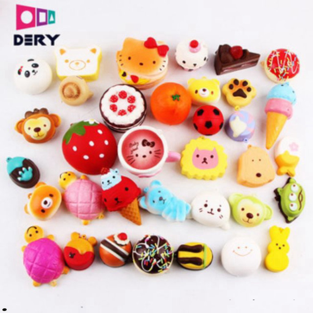 Combo 23 squisy mini(ảnh cuối ảnh thật)tặng kèm 3 squishy mini lỗi