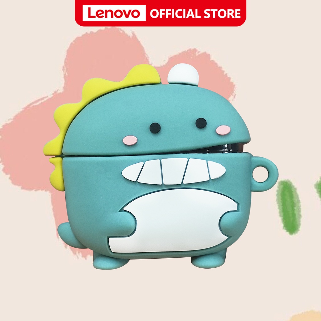 Vỏ Bảo Vệ Hộp Sạc Tai Nghe Lenovo Thinkplus Lp40 And Lp40 Pro Bluetooth Không Dây Bằng Silicon Mềm Họa Tiết Hoạt Hình Dễ Thương Phù