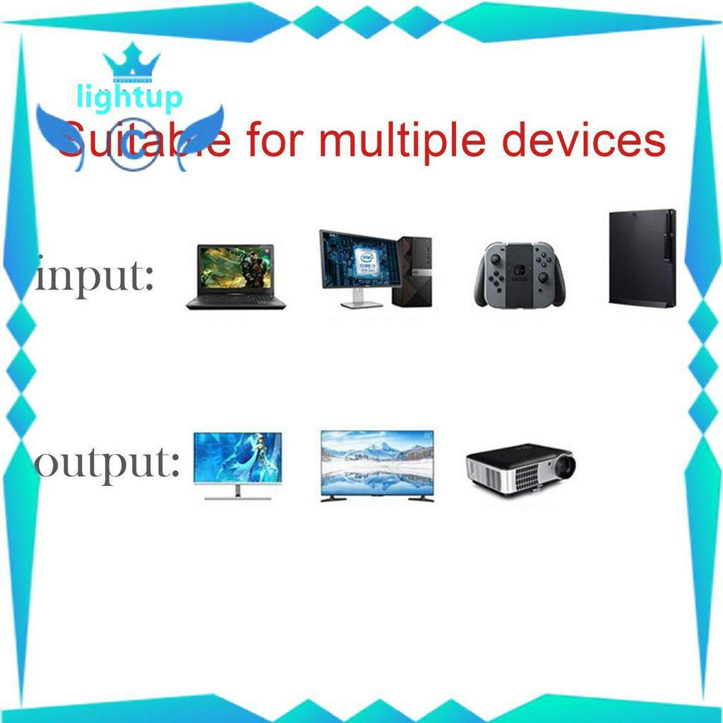 Cáp chuyển đổi HDMI sang VGA cho PC máy tính xách tay máy tính bảng độ phân giải cao