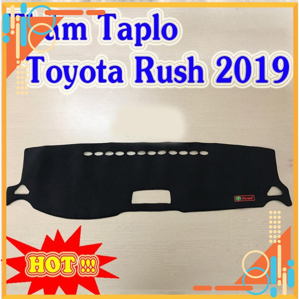 Thảm taplo lông cừu xe Toyota Rush 2018-2020