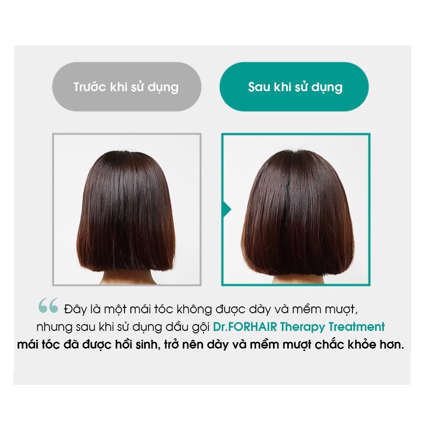 Dầu xả cho da nhạy cảm, dầu xả dưỡng tóc cho da đầu nhạy cảm Dr.FORHAIR Phyto Therapy Treatment gói 10ml