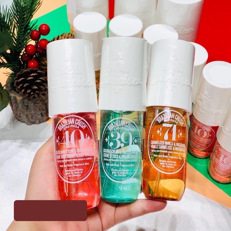 Nước hoa xịt dưỡng body, tóc Sol De Janeiro đình đám đủ các mùi