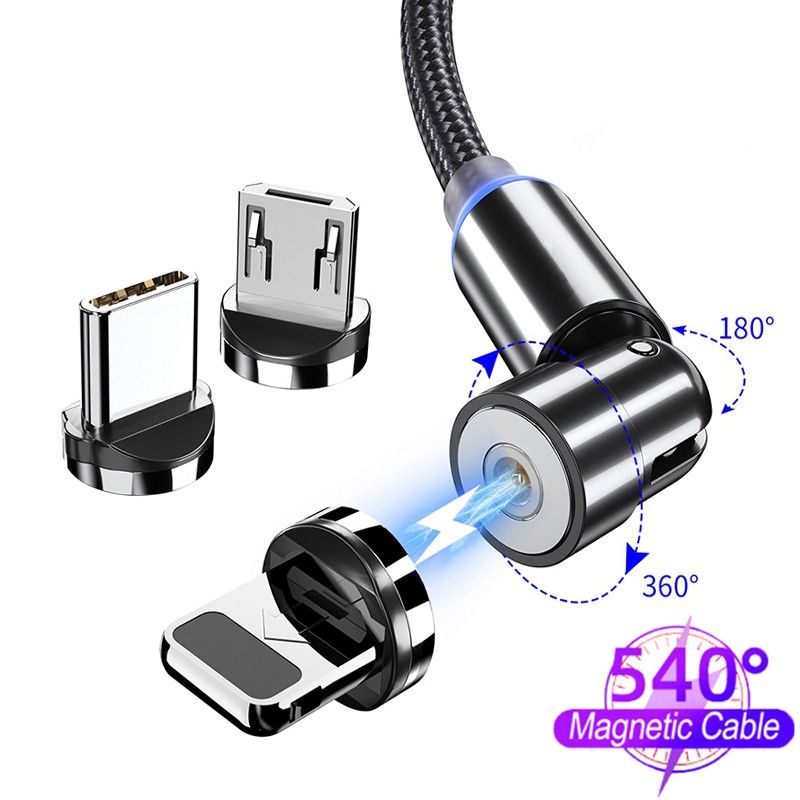 Dây Cáp Sạc Nhanh Suntaiho Xoay 540º Hỗ Trợ Cổng USB Type C/Lightning iPhone 12Pro Max 12 mini IOS/Android Micro 2M | BigBuy360 - bigbuy360.vn