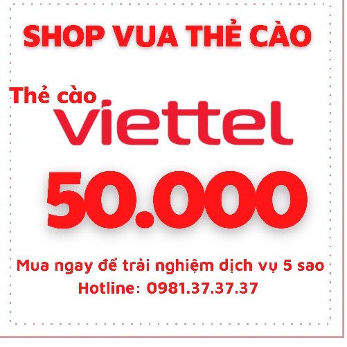 thẻ cào viettel 50k