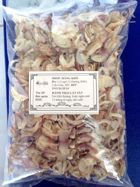 Hành tím sấy 500gr - Hàng sạch
