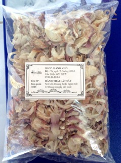 Hành tím sấy 500gr - Hàng sạch
