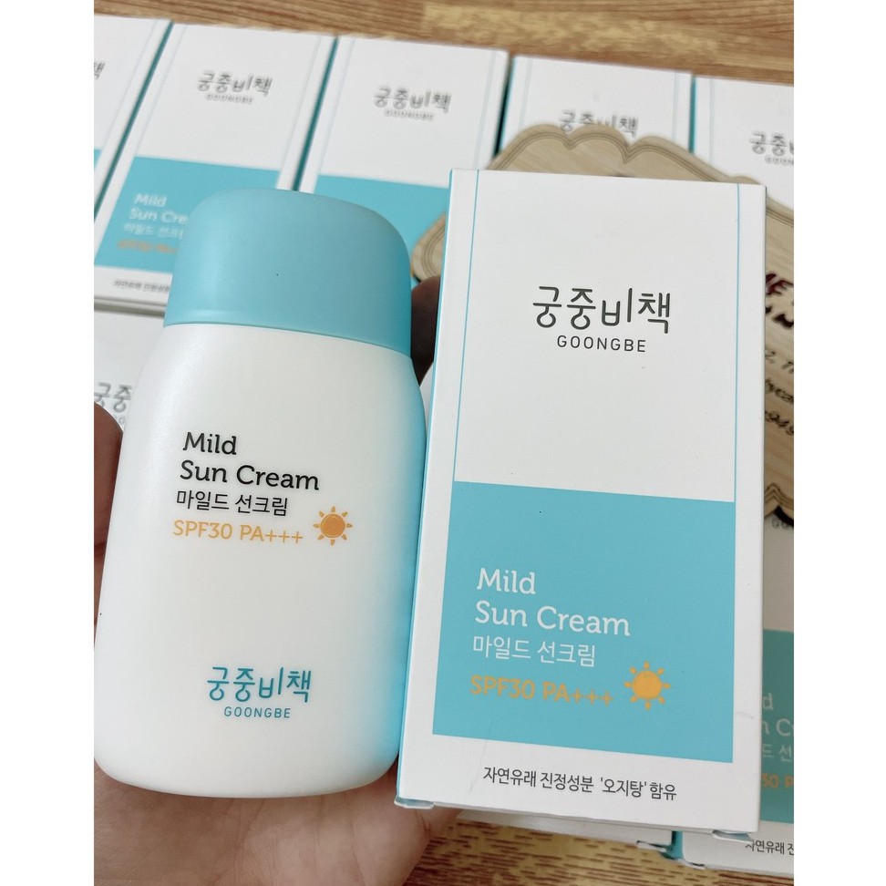 Kem chống nắng Goongbe Waterful Sun Lotion 80g siêu lành tinh cho da bé và mẹ